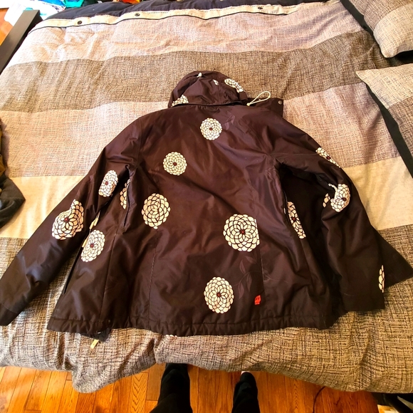 🌟Vintage Orage Black and White Winter Jacket Size Large - Picture 10 of 12